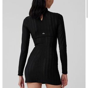Alo Yoga Euphoria Long Sleeve Dress - Black